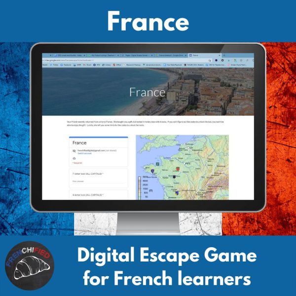 France Digital escape game