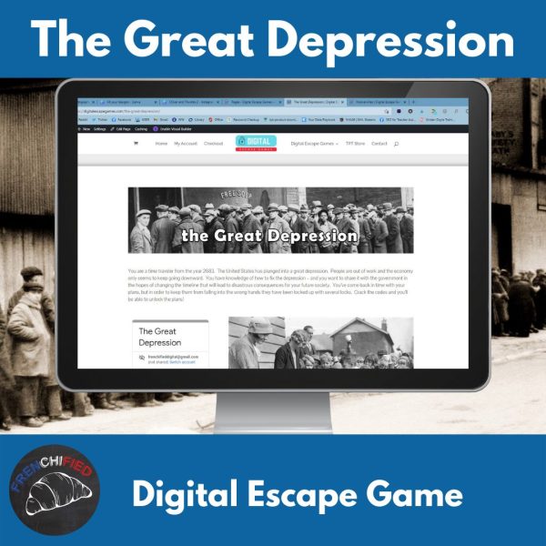 The Great Depression Digital Escape Game