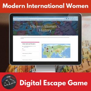 modern international women digital escape game